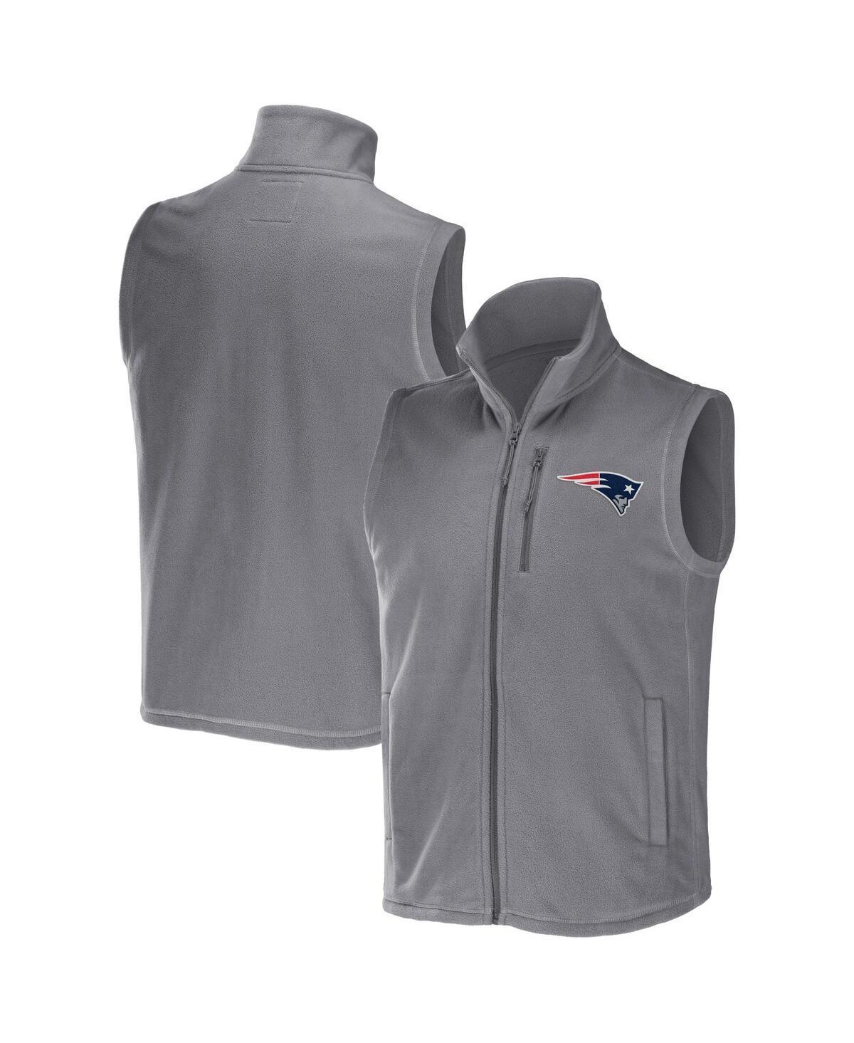 Mens NFL x Darius Rucker Collection by Fanatics Gray Seattle Seahawks Polar Fleece Full-Zip Vest Product Image