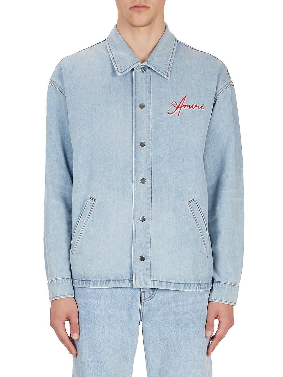 Mens Resort Club Denim Coach Jacket Product Image