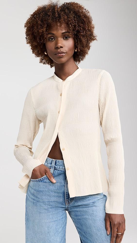 rag & bone Belle Ruched Shirt | Shopbop Product Image