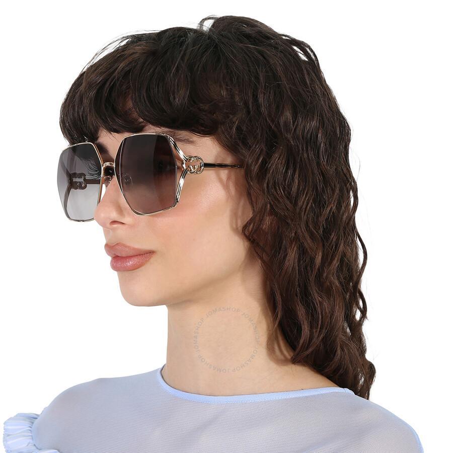 Grey Butterfly Ladies Sunglasses Gg1322sa 001 64 Product Image