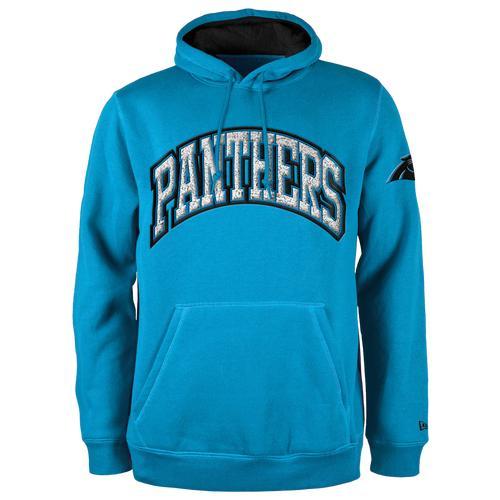 New Era Mens Panthers Chenille Hoodie - Blue/Blue Product Image