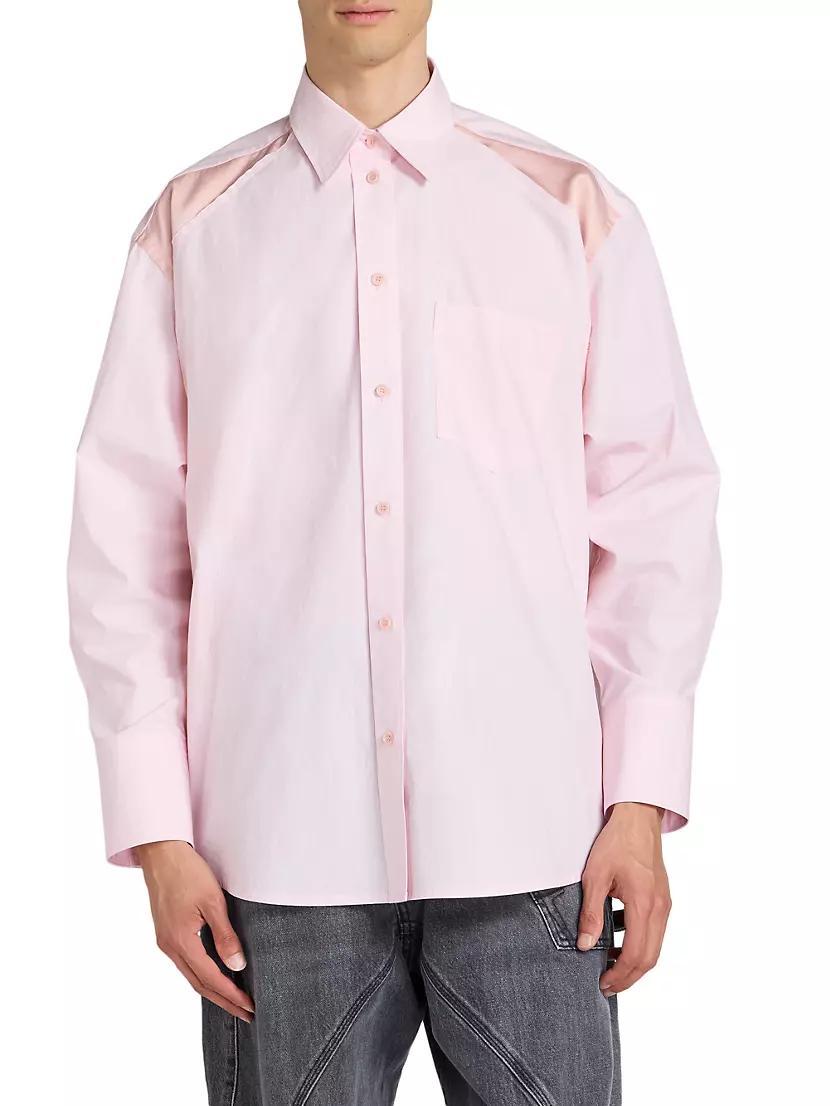 Satin Insert Shirt Product Image