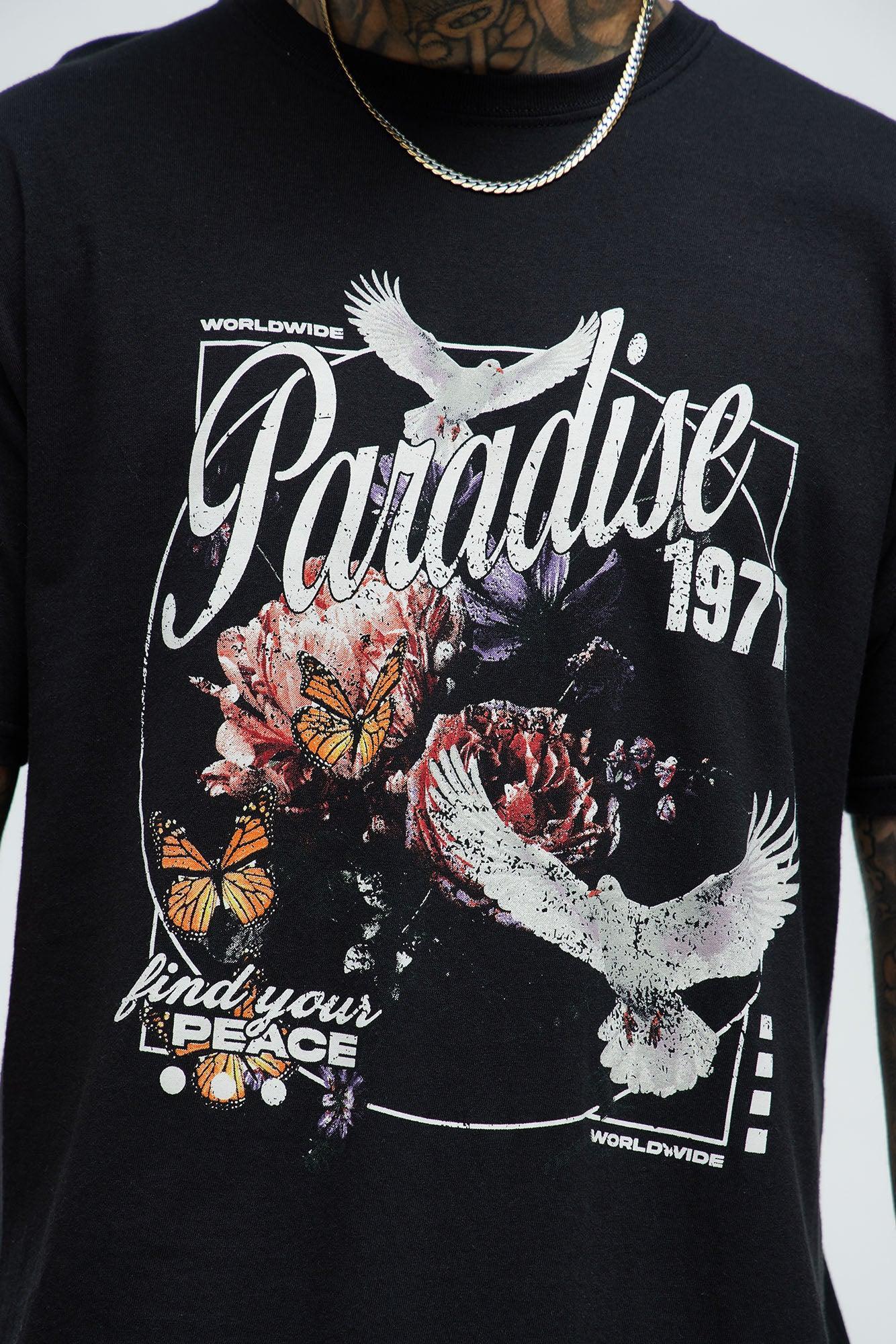 Paradise 1977 Short Sleeve Tee - Black Product Image