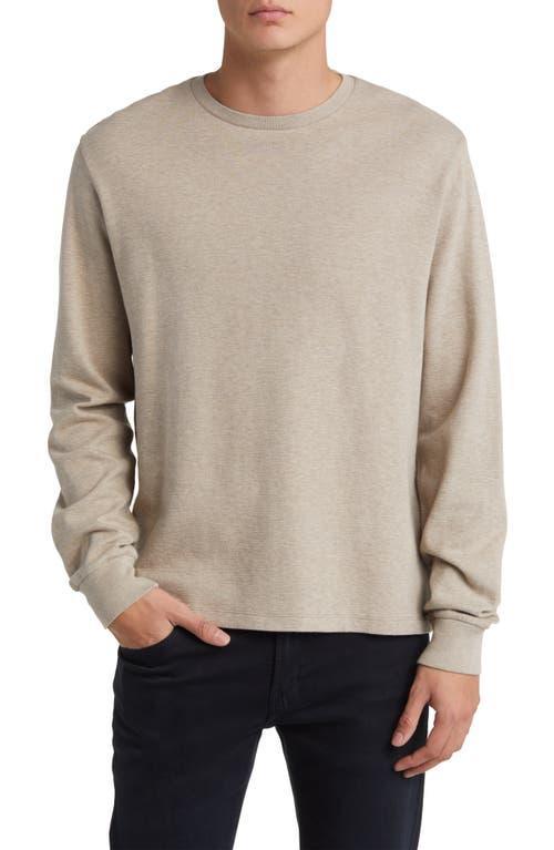 FRAME Duo Fold Long Sleeve Cotton Crew T-Shirt Product Image