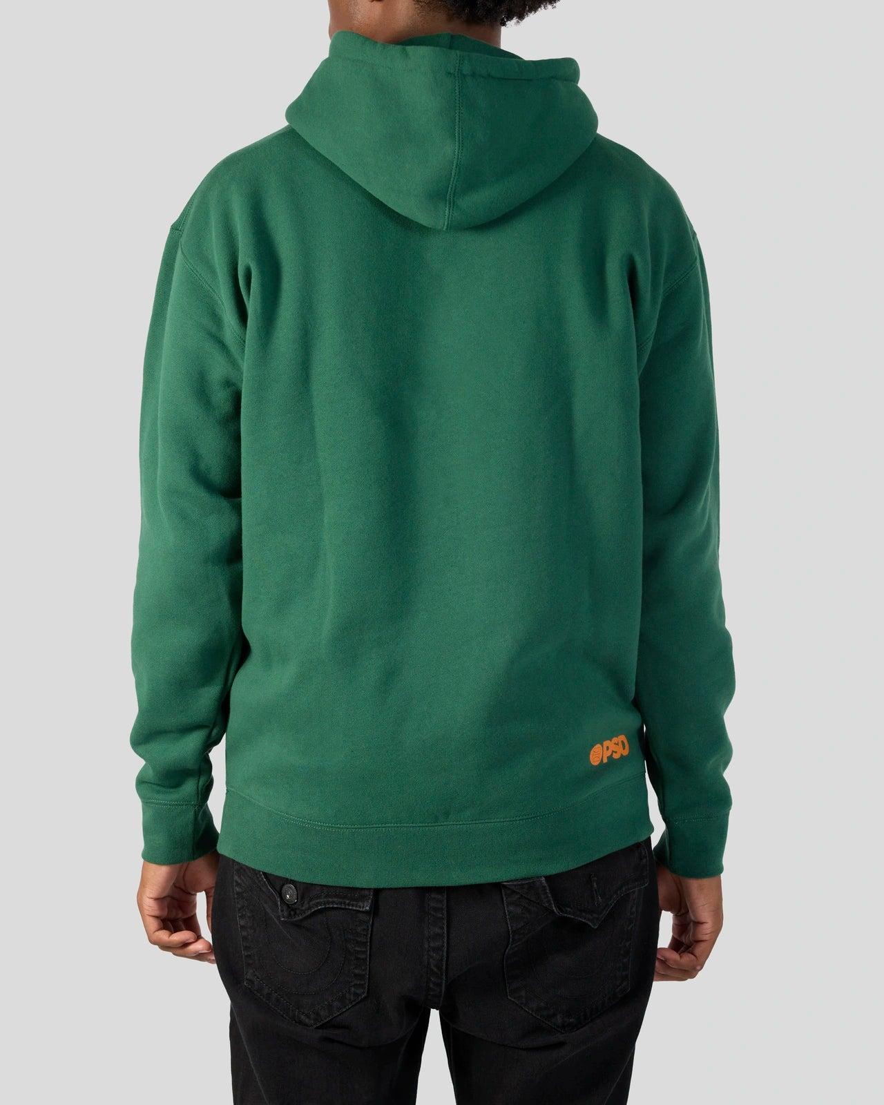 PSD Green Hoodie Male Product Image