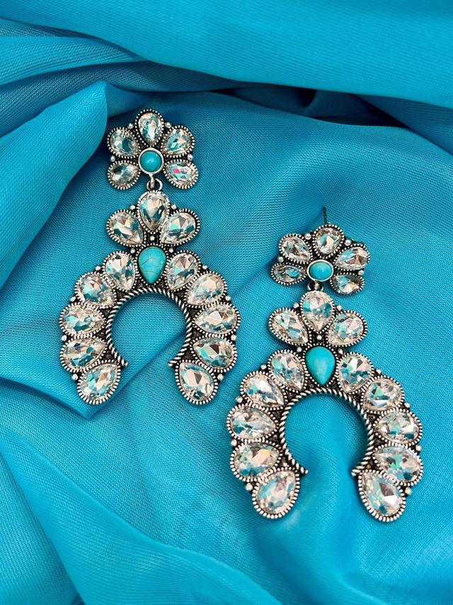 Crown Rhinestone Jewel of the Rodeo Earrings-2 Designs Product Image