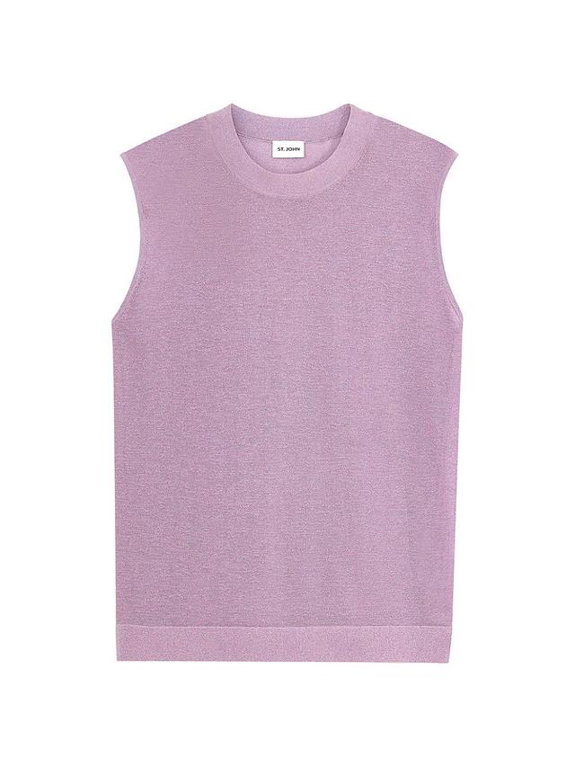 Womens Collection Line Sleeveless Jersey Knit Top Product Image