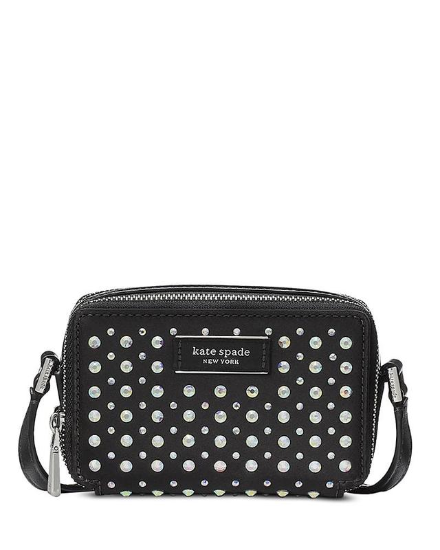 Kate Spade Double-Zip Embellished Micro Crossbody Product Image