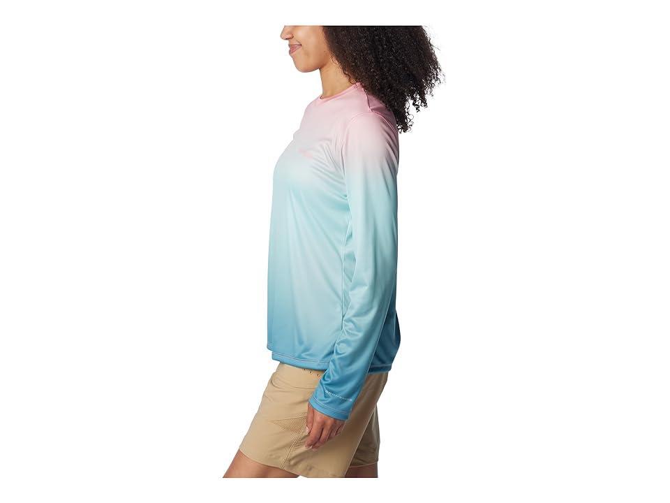 Columbia Women's PFG Tidal Tee Palm Rise Long Sleeve Shirt- Product Image