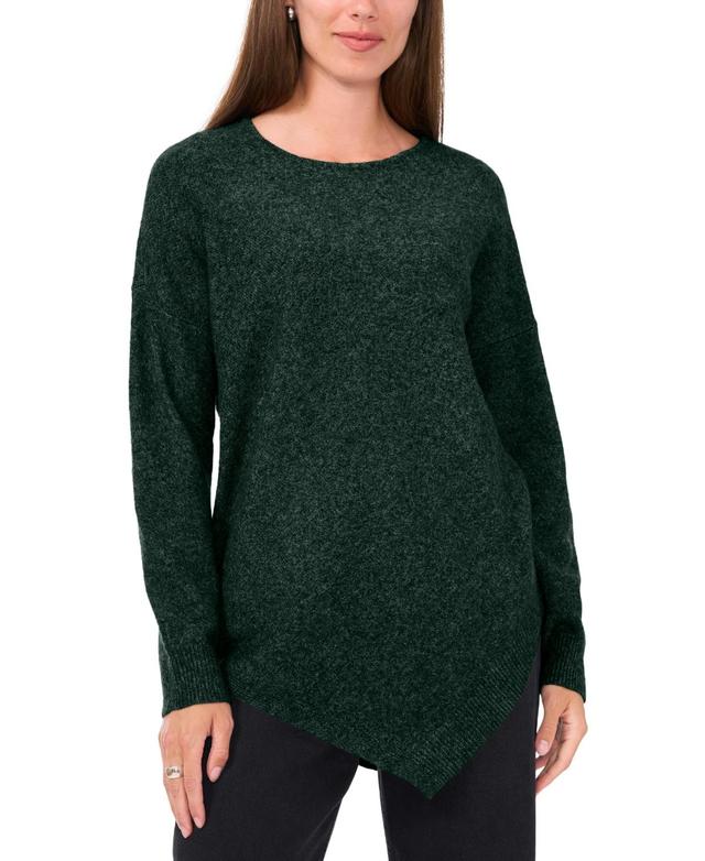 Vince Camuto Womens Crewneck Asymmetrical Sweater Product Image