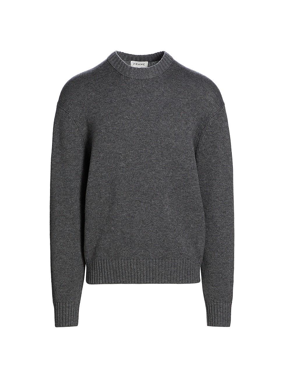 Mens Wool & Cashmere Crewneck Sweater Product Image