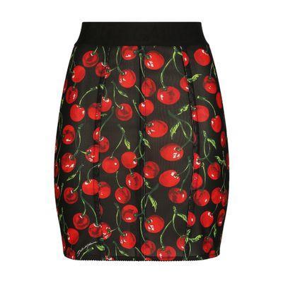 Short Marquisette Skirt In Multicolor Product Image