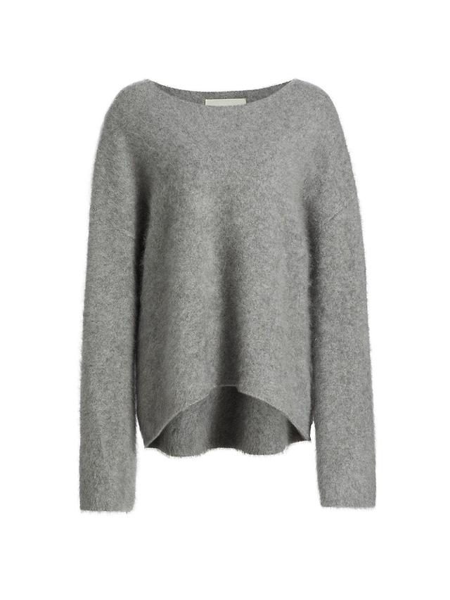 Womens Drop-Shoulder Cashmere Sweater Product Image