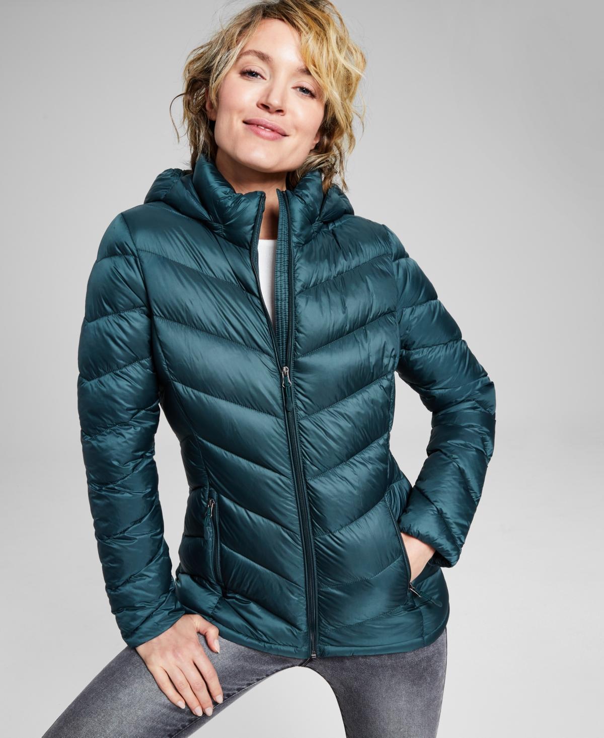 Charter Club Womens Packable Hooded Puffer Coat, Created for Macys Product Image