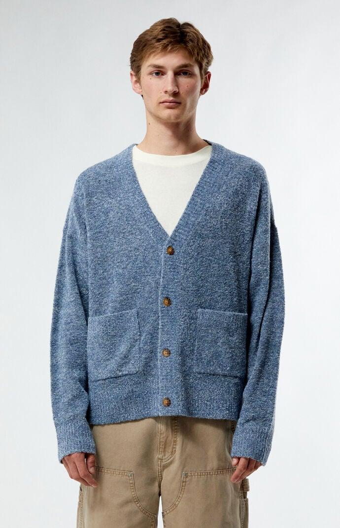 Men's Heathered Cardigan - Product Image