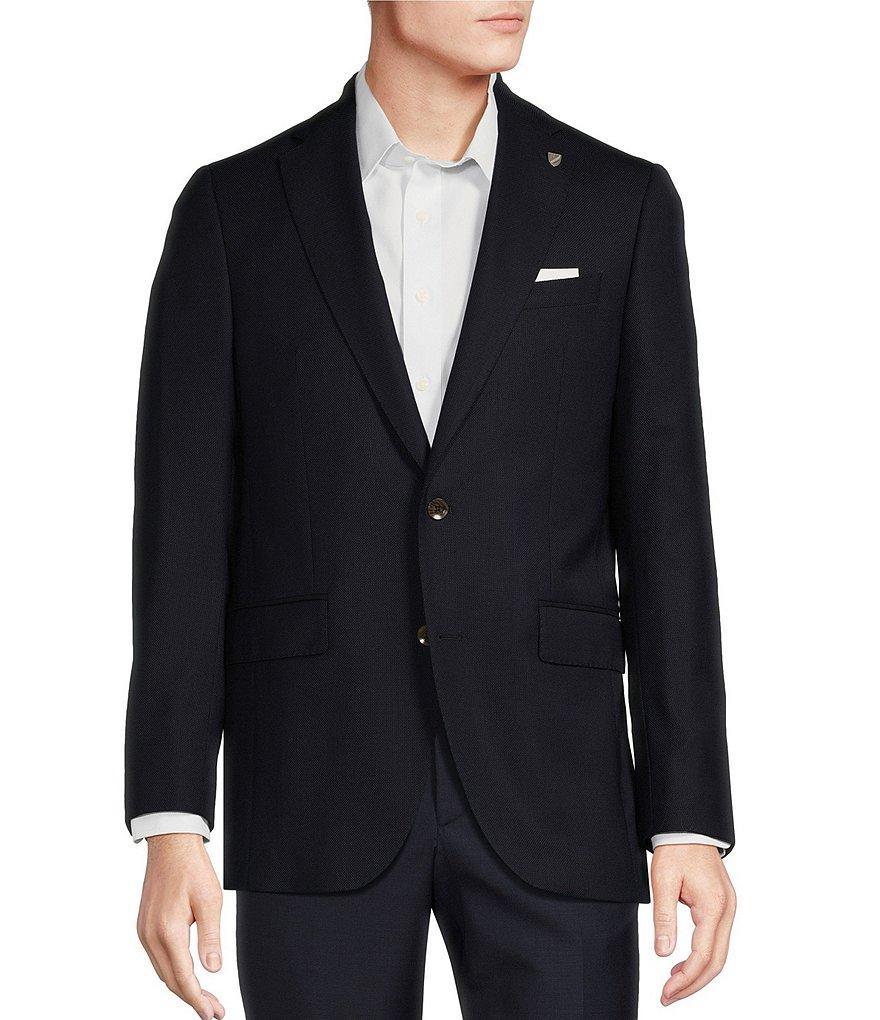 Cremieux Modern Fit Solid Hopsack Pattern Sport Coat Product Image