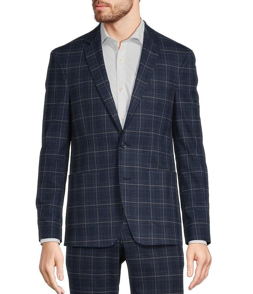 Murano Slim Fit Plaid Suit Separates Jacket Product Image