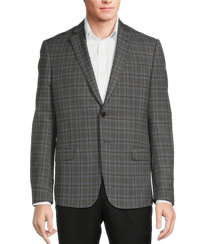 Armani Exchange Modern Fit Windowpane Pattern Sport Coat Product Image