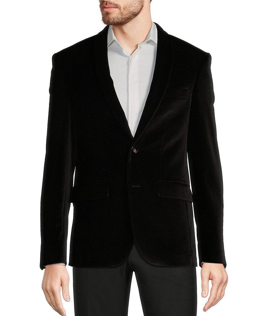 Murano Wardrobe Essentials Slim Fit Velvet Suit Separates Jacket Product Image