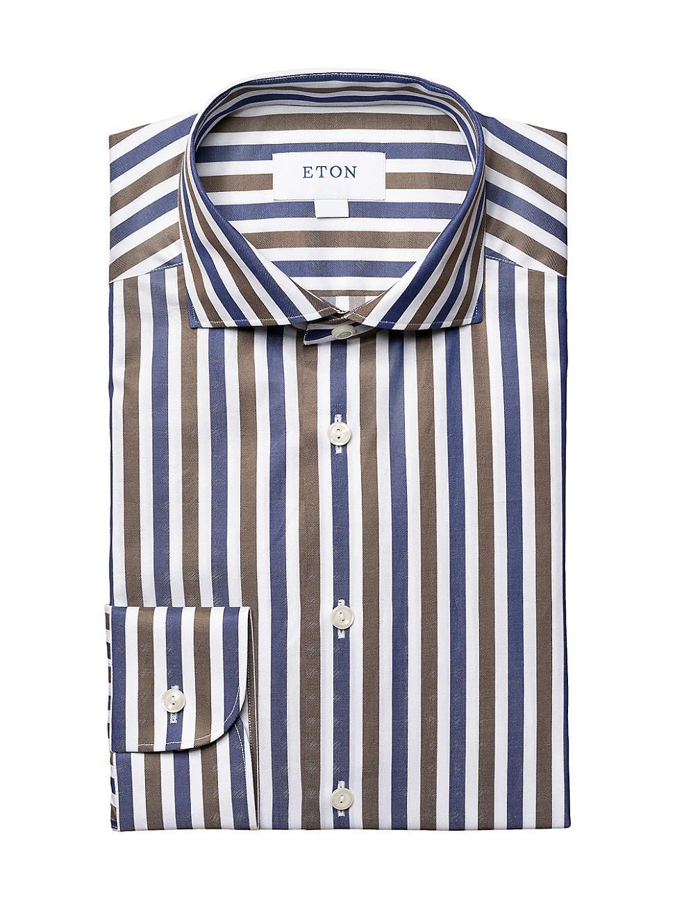 Mens Slim Fit Striped Shirt Product Image