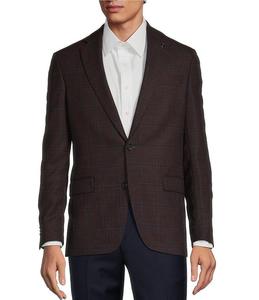 No Ordinary Joe by Ted Baker Modern Fit Plaid Pattern Sport Coat Product Image