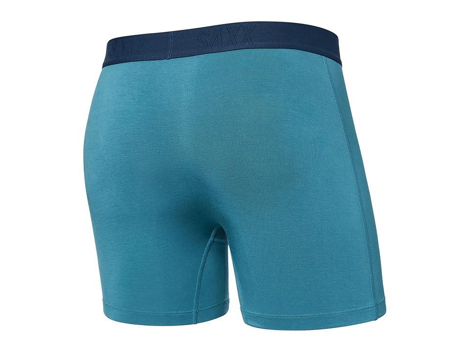 SAXX UNDERWEAR Vibe Super Soft Boxer Brief (Hydro Blue) Men's Underwear Product Image