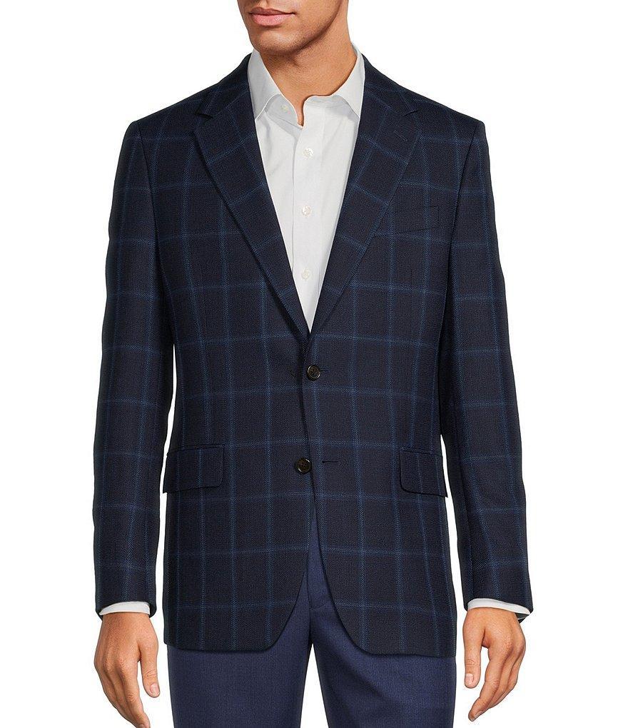 Hickey Freeman Classic Fit Window Pattern Sport Coat Product Image