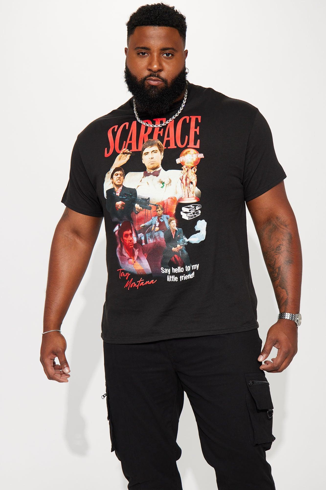 Scarface Say Hello Short Sleeve Tee - Black Product Image