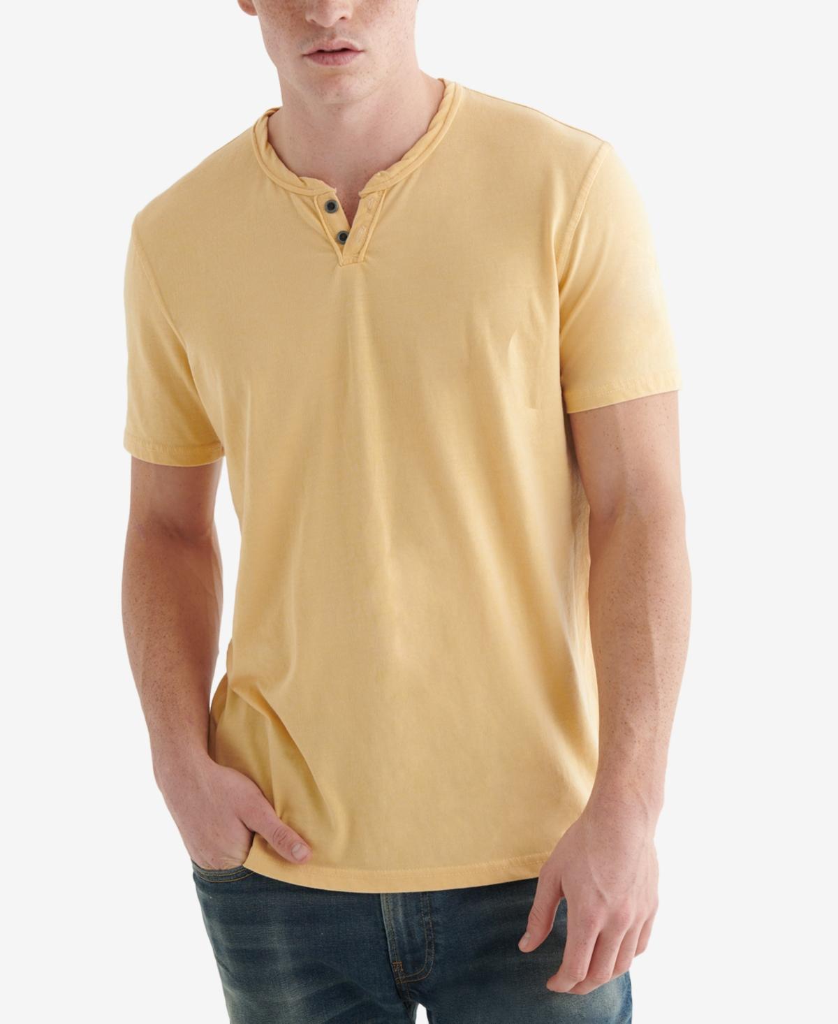 Lucky Brand Button Notch Neck T-Shirt Product Image