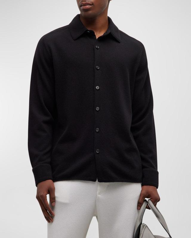 Mens Cashmere Sport Shirt Product Image