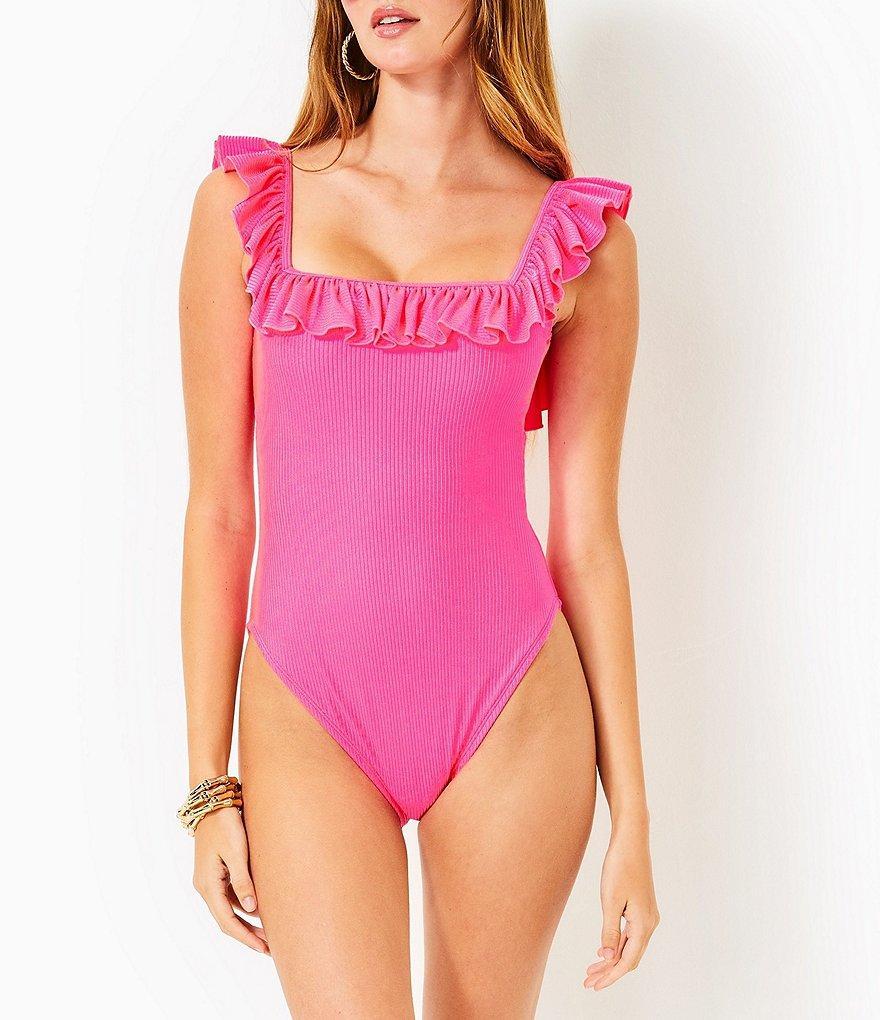 Lilly Pulitzer Aemma Ruffle One Piece Swimsuit Product Image