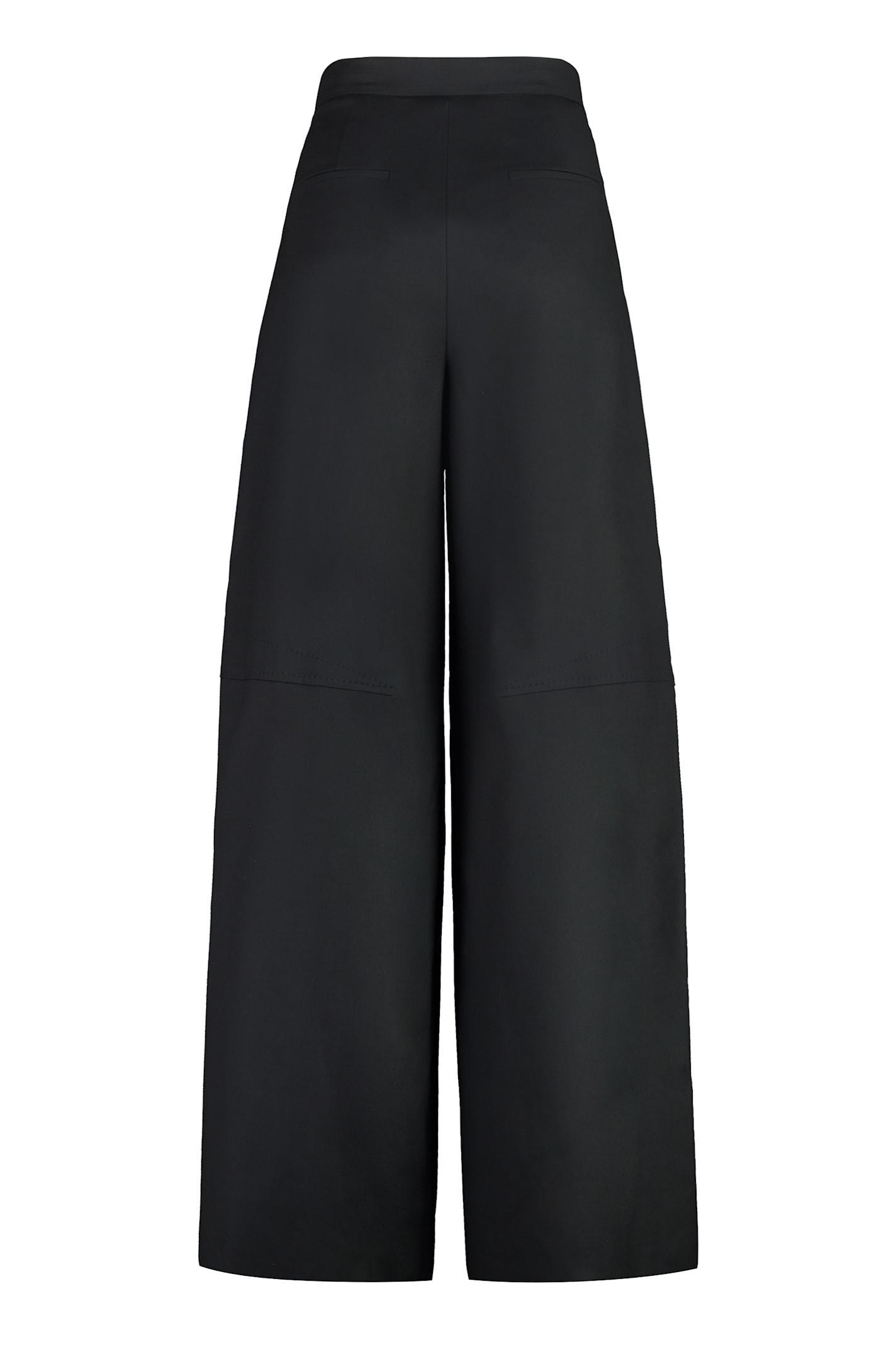 MAX MARA Avoriaz Wide Leg Trousers In Black Product Image