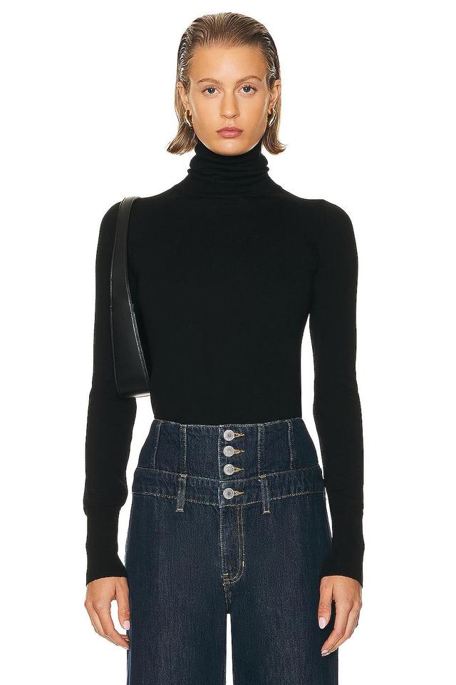 GRLFRND Merino Wool Turtleneck Sweater in Black. - size XXS (also in L, M, S, XL, XS) Product Image