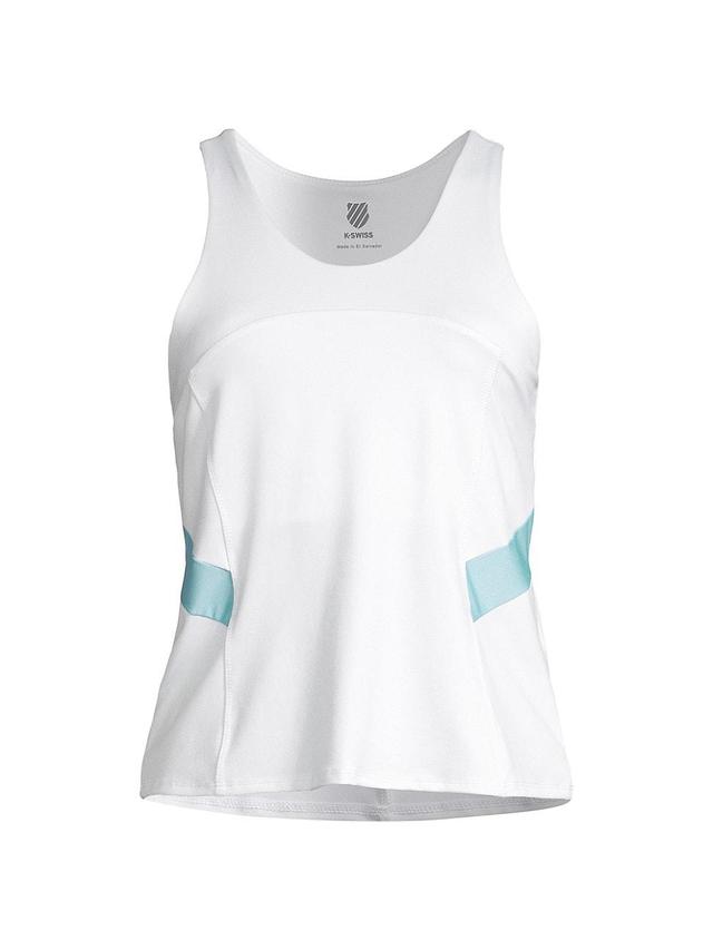 Womens Scoopneck Colorblocked Tank Product Image