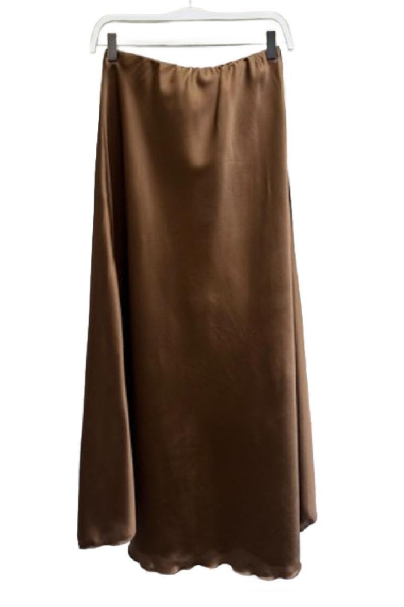 Fleur Satin Maxi Skirt Product Image