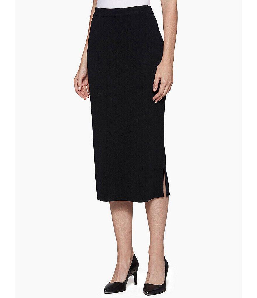 Ming Wang Midi Length Pencil Skirt Product Image