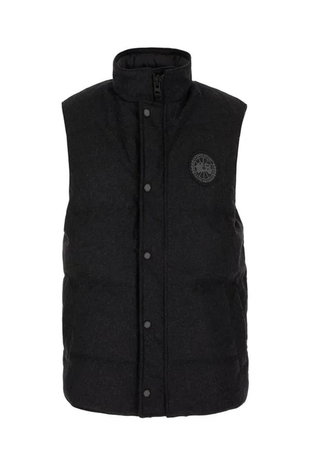 CANADA GOOSE Sleeveless Down Jacket In Black Product Image