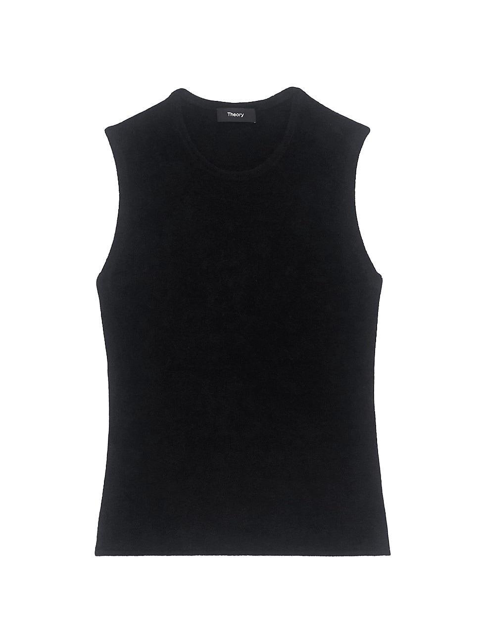 Womens Velvet Yarn Tank Top Product Image