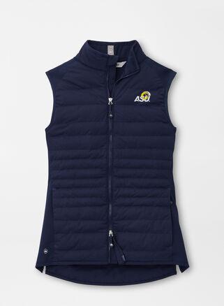 Peter Millar Angelo Womens Fuse Hybrid Vest | Color: Navy | Size: XS Product Image