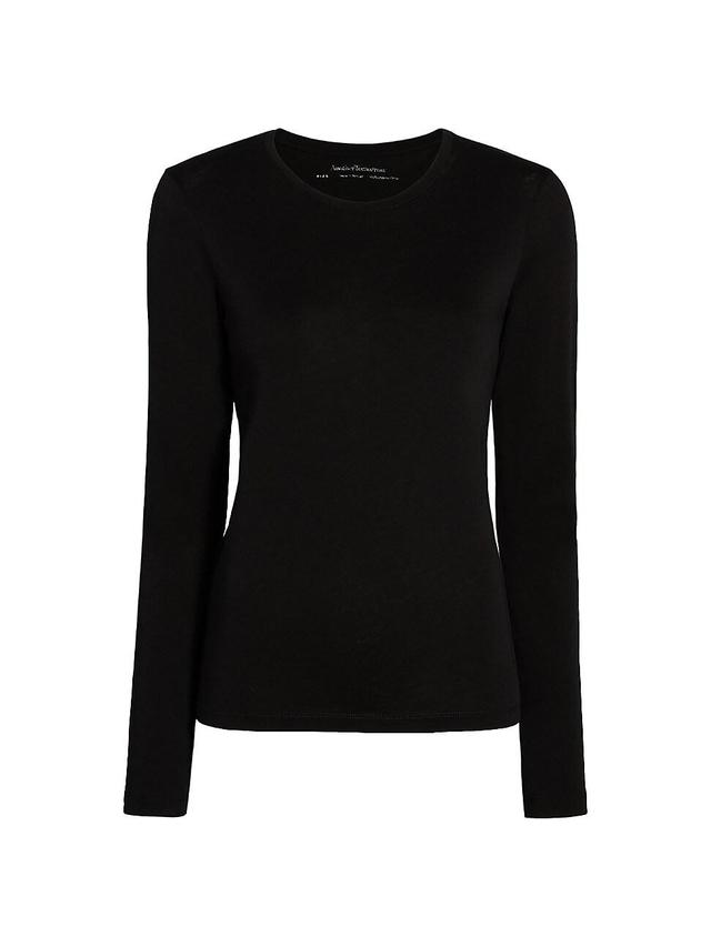 Womens Cotton Long-Sleeve T-Shirt Product Image