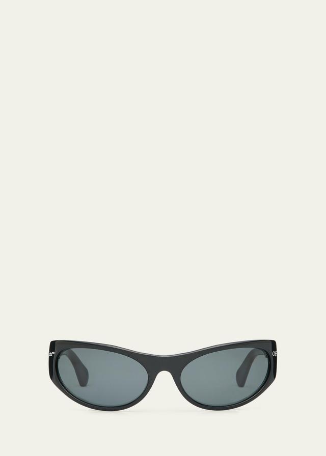 Mens Napoli Acetate Wrap Sunglasses Product Image