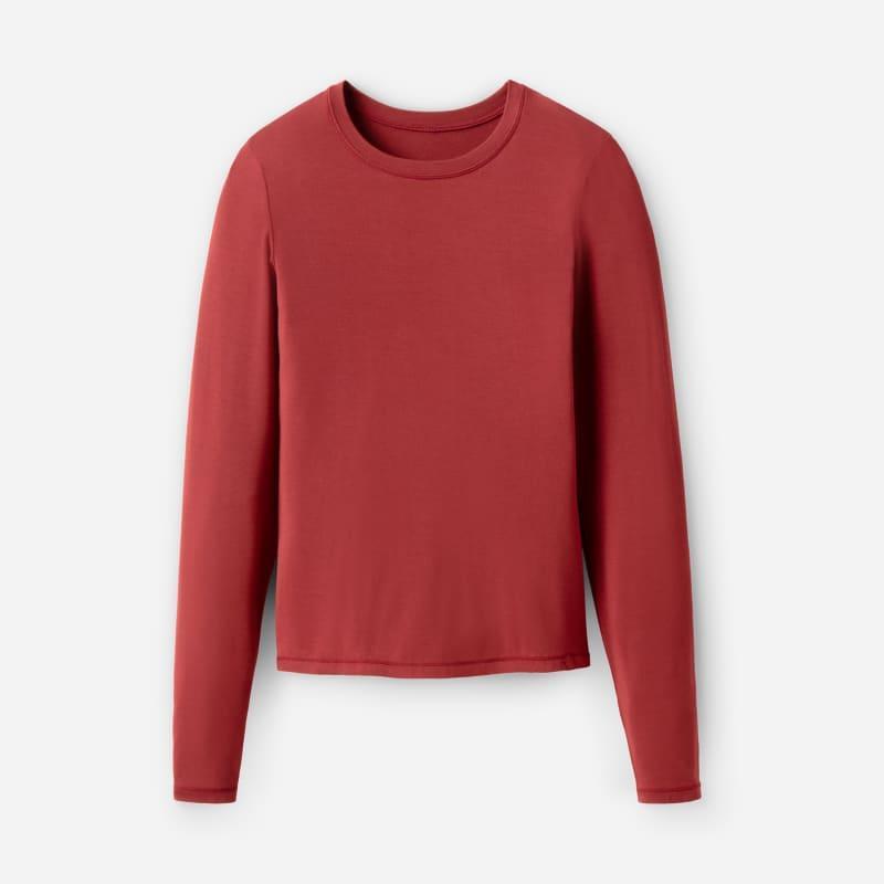 UGG Womens Aidelene Long Sleeve Tee LENZINGu2122 ECOVEROu2122 Viscose Blend Tops Product Image