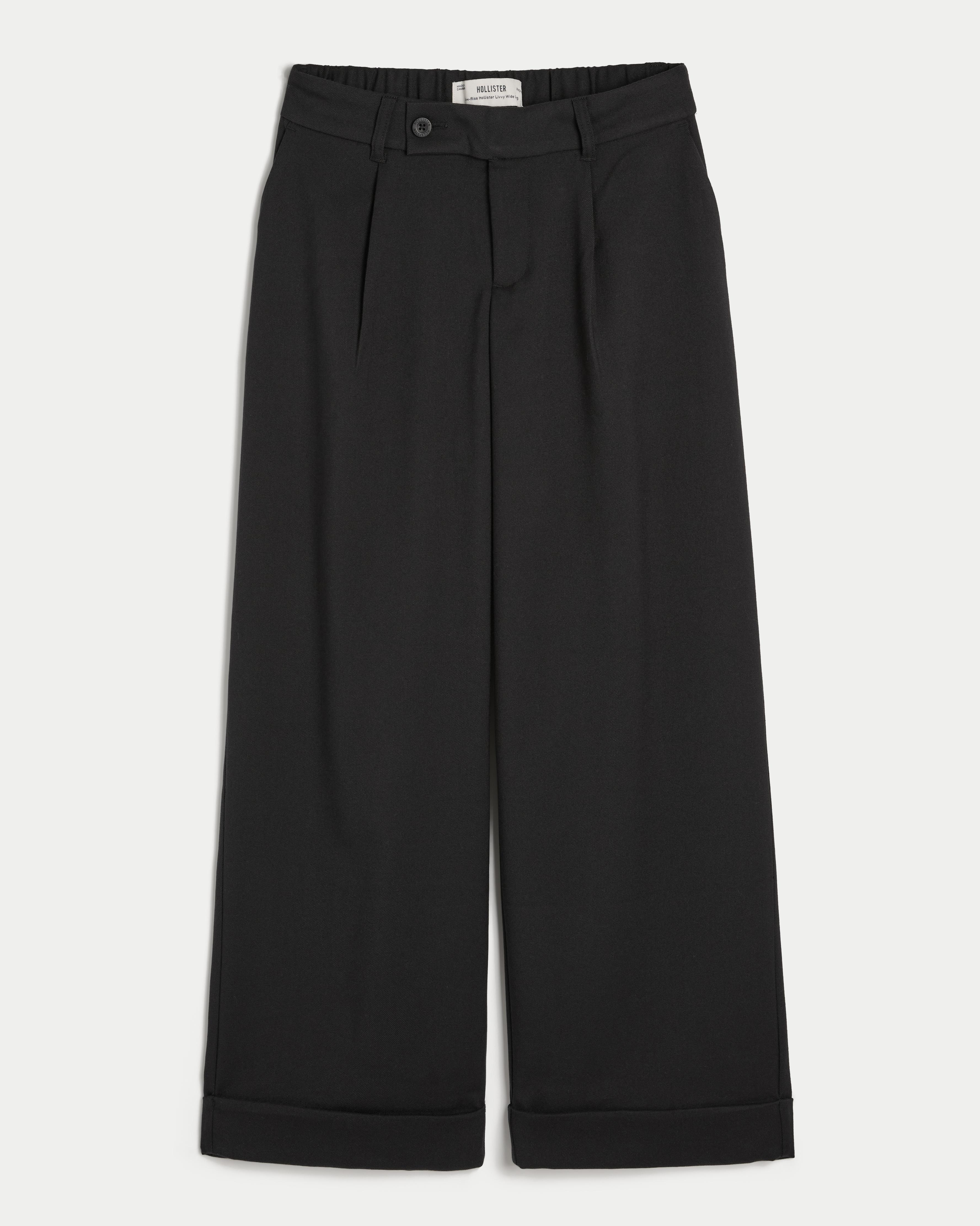 Hollister Livvy Low-Rise Wide-Leg Pants Product Image