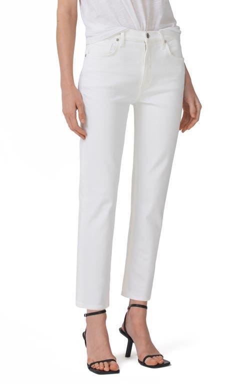 Citizens of Humanity Isola Mid Rise Crop Slim Straight Leg Jeans Product Image