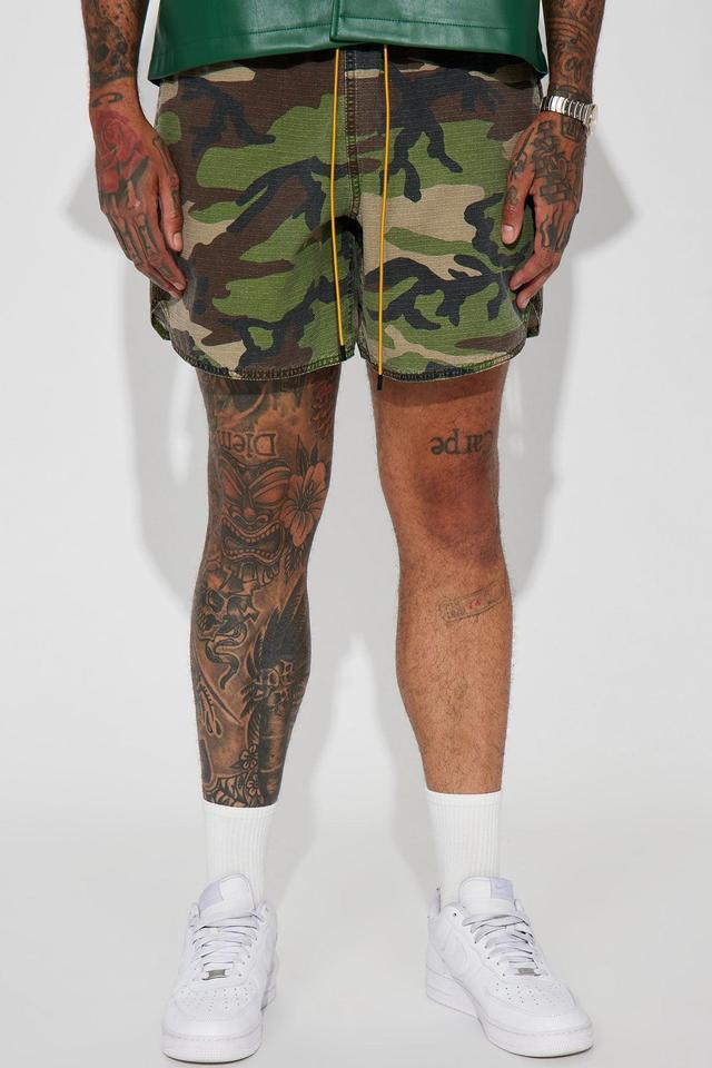 Games Calling Warmup Shorts - Camouflage Product Image