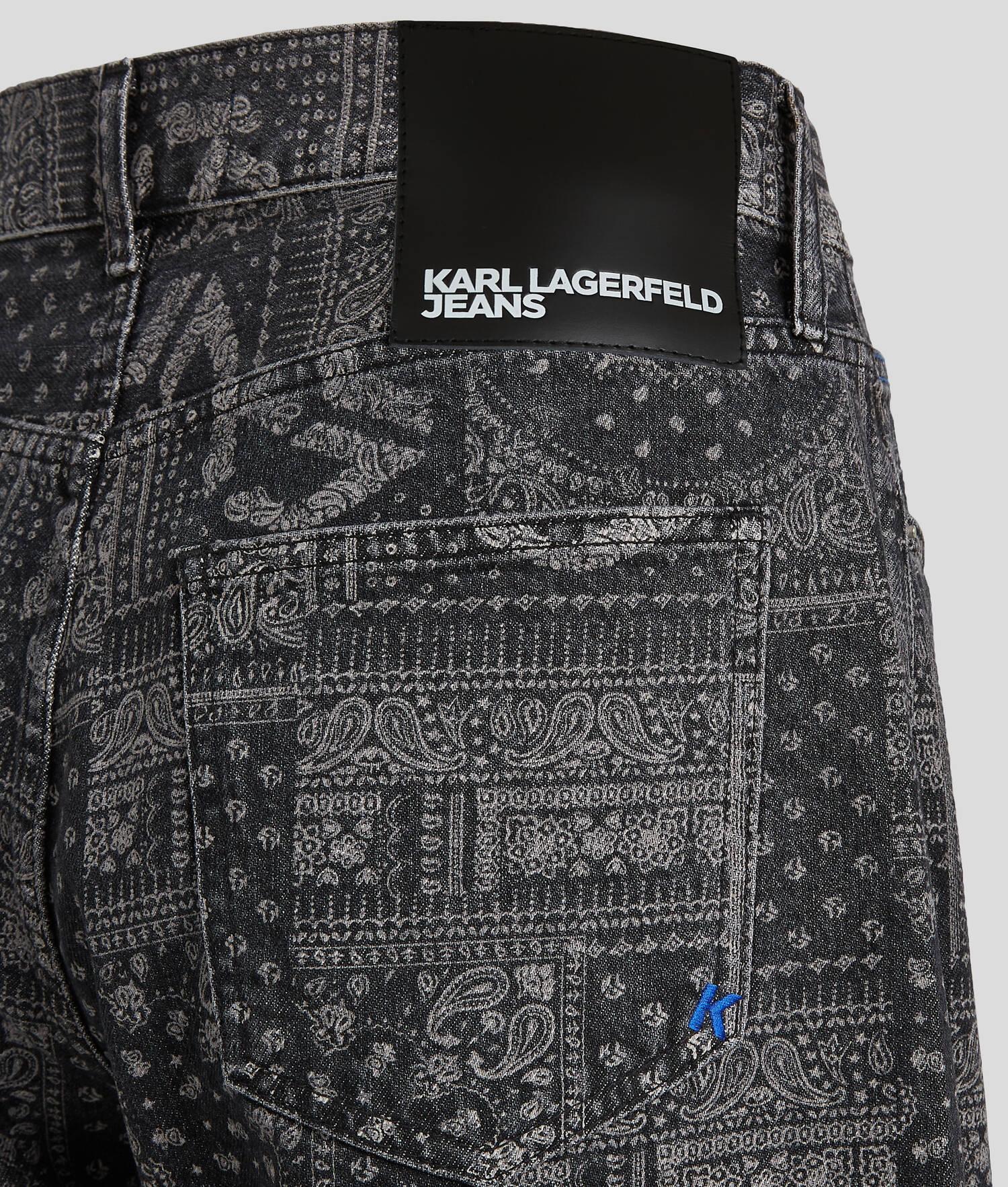 KLJ MID-RISE BAGGY BANDANA JEANS Product Image