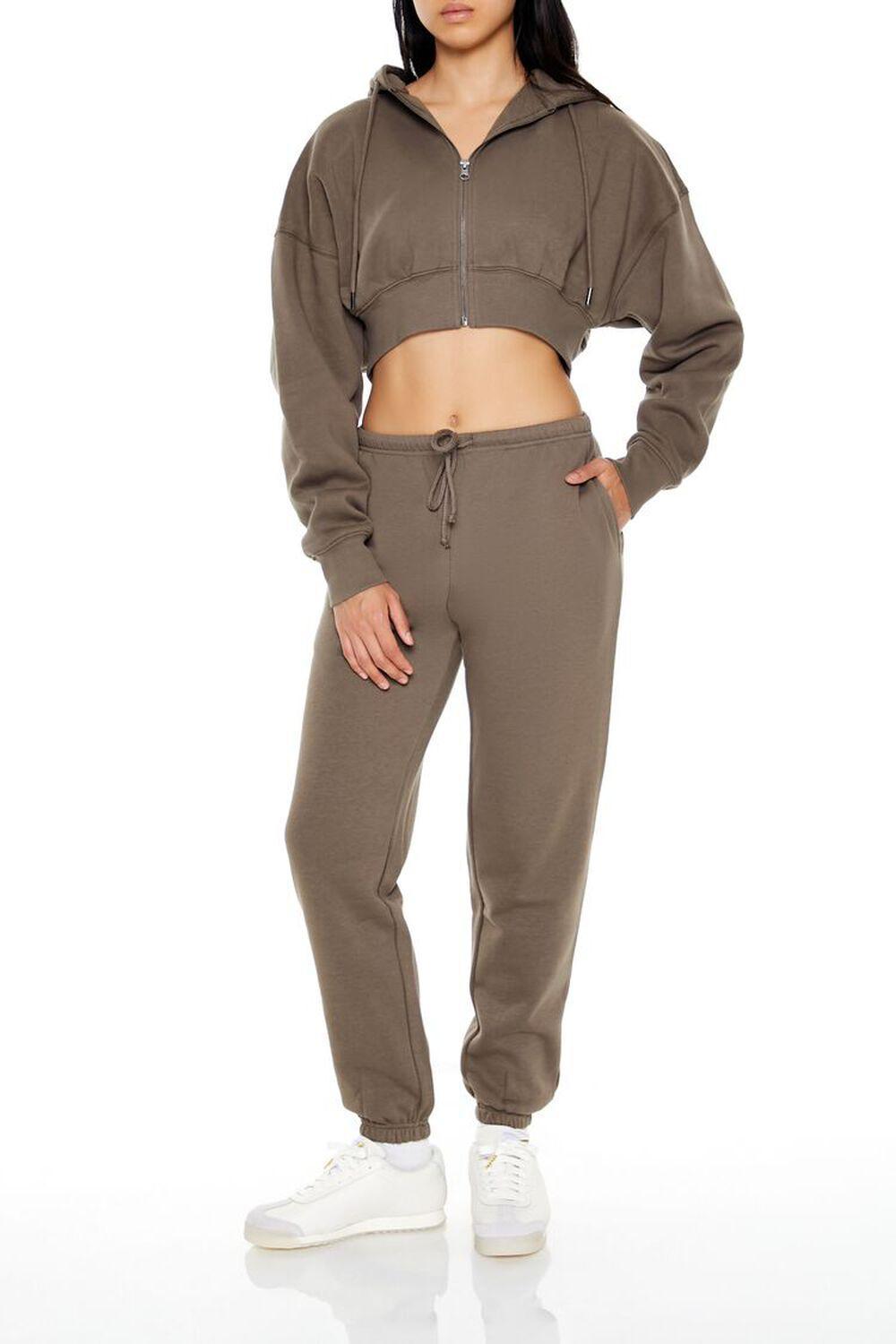 Fleece Drawstring Joggers | Forever 21 Product Image