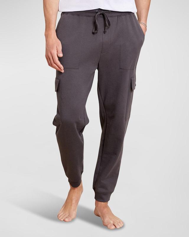 Mens Pima Cotton Cargo Sweatpants Product Image