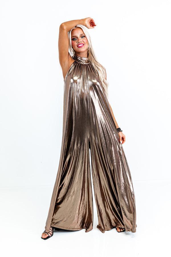 Amazing Views Metallic Jumpsuit Product Image