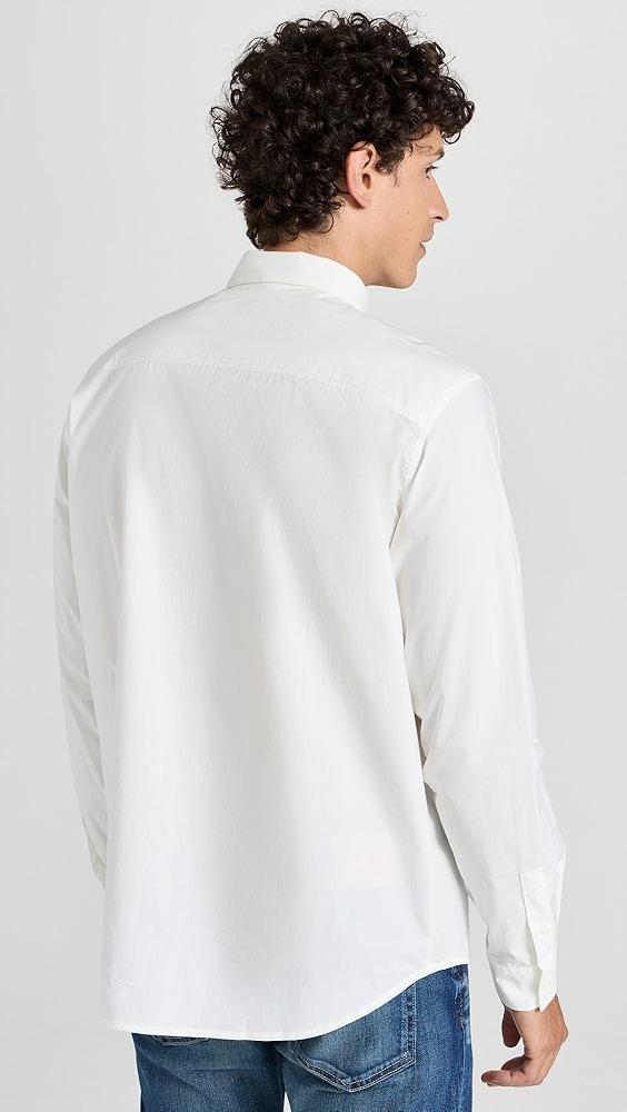 A.P.C. Edouard Poplin Button Down Shirt | Shopbop Product Image